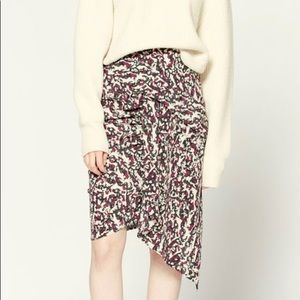 Isabel marant roly silk skirt NEW